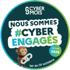 Badge Nous sommes #CyberEngagés